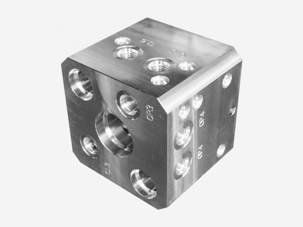 CNC Machined  Aluminum Part  for Hydraulic Valve